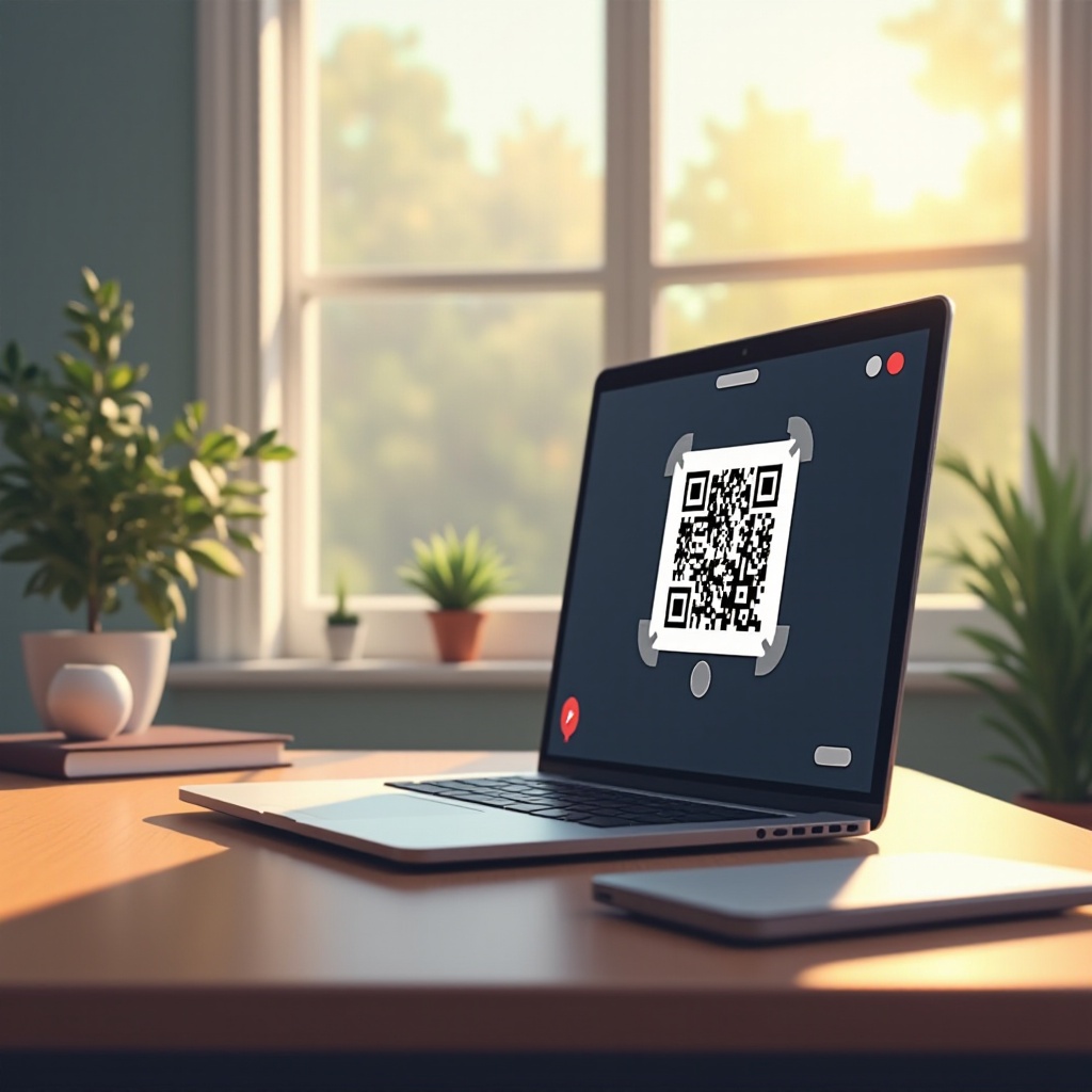 Laptopumun kamerasından bir QR kodu okuyun