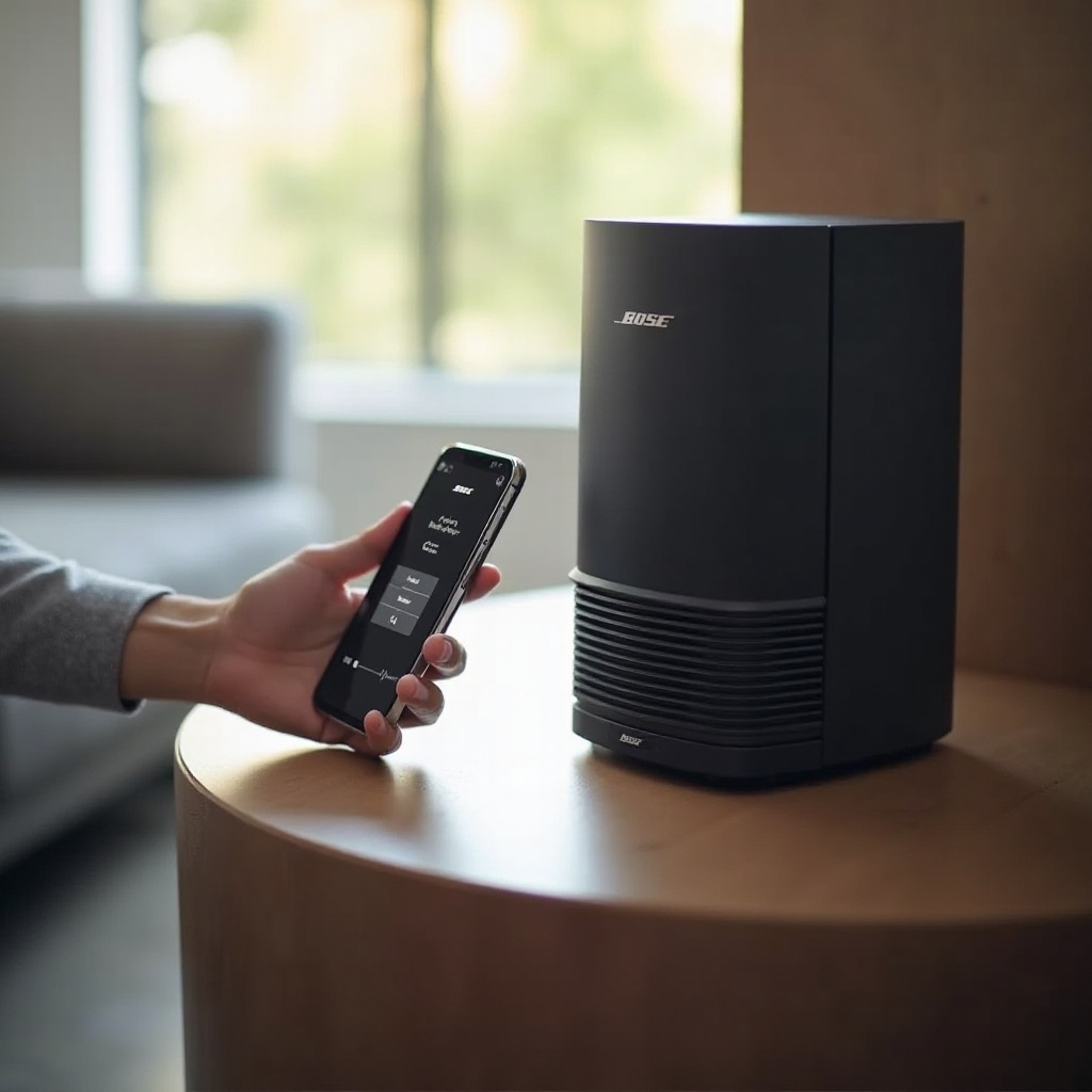 วิธีเชื่อมต่อกับลำโพง Bose