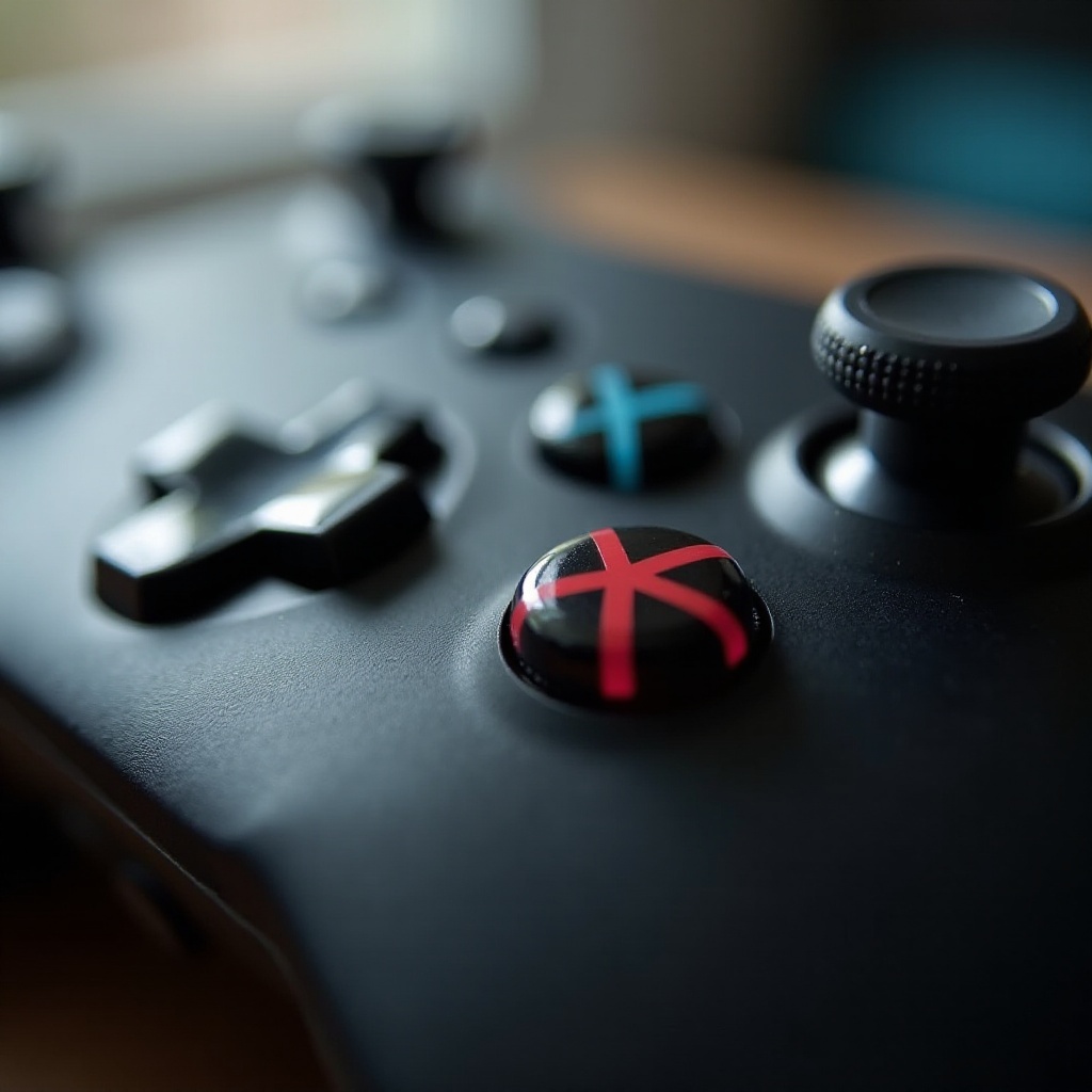 ปุ่มคอนโทรลเลอร์ Xbox ใหม่ติดอยู่