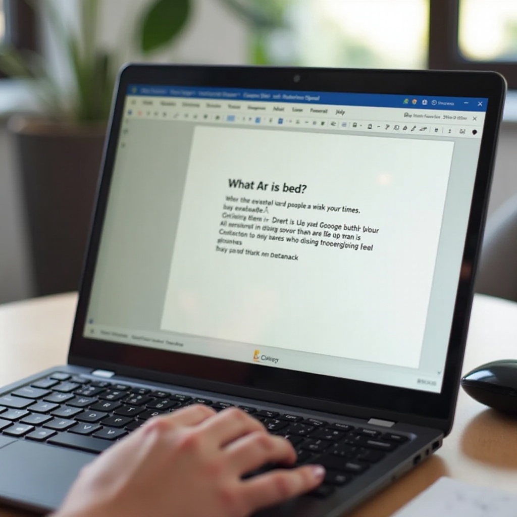 cara mengetik poin peluru di Google Dokumen Chromebook