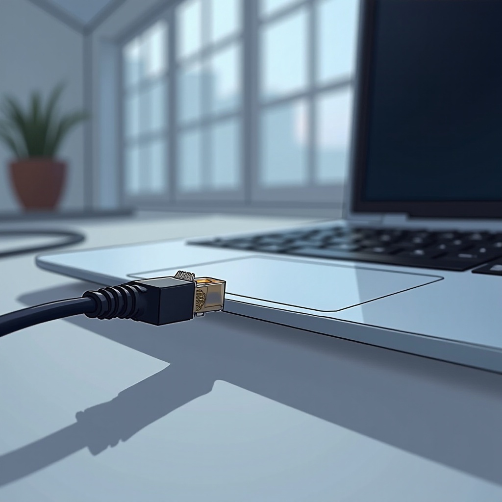 이더넷 케이블은 연결되어 있지만 인터넷이 없습니다