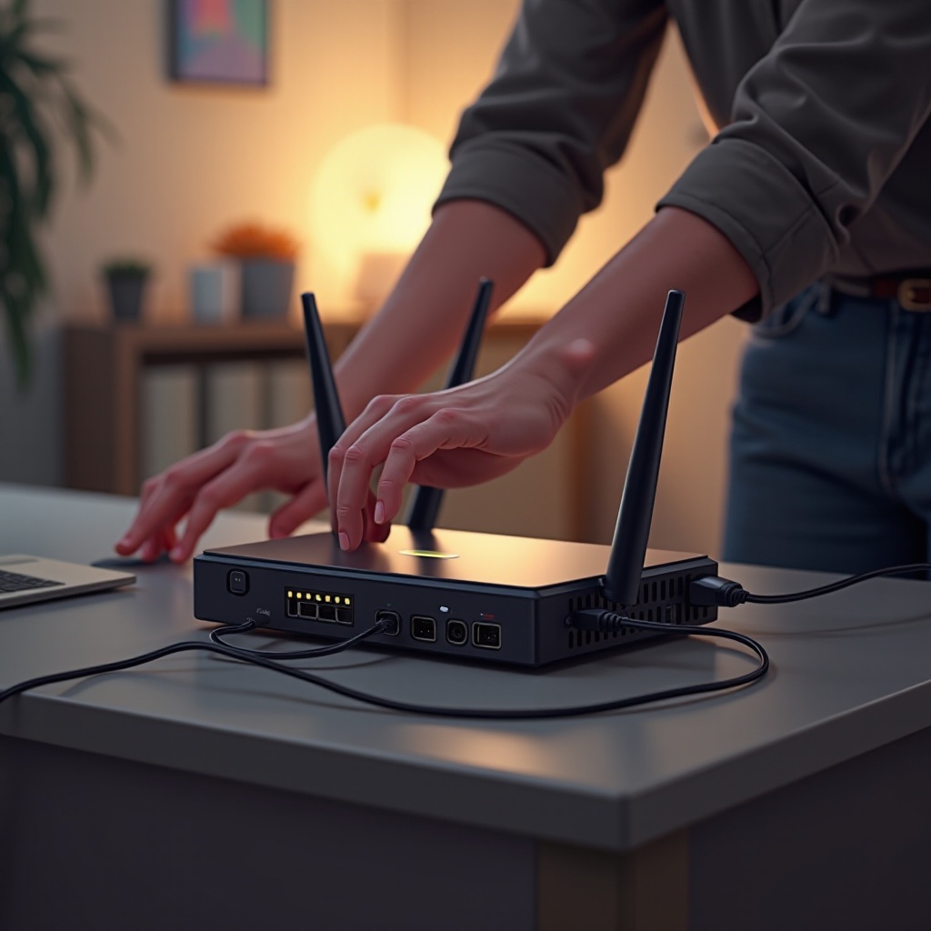 cara memasang router baru