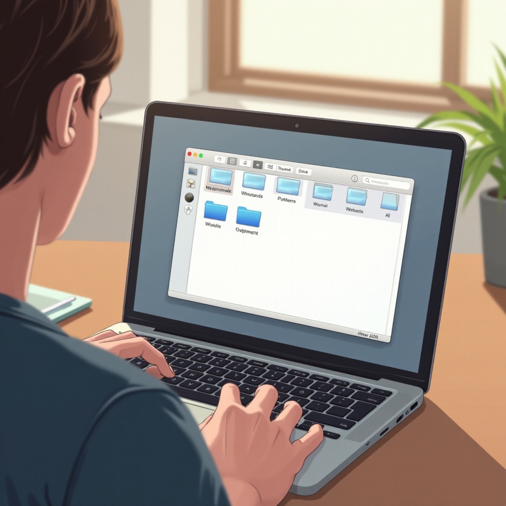 วิธีใช้โฟลเดอร์ที่แชร์ใน MacBook