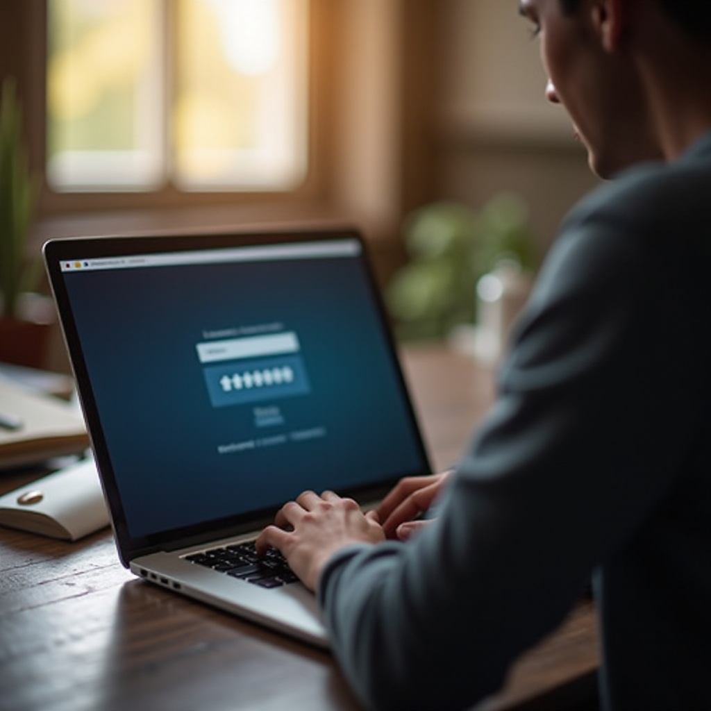bagaimana cara mengecilkan kotak simpan kata sandi di laptop saya