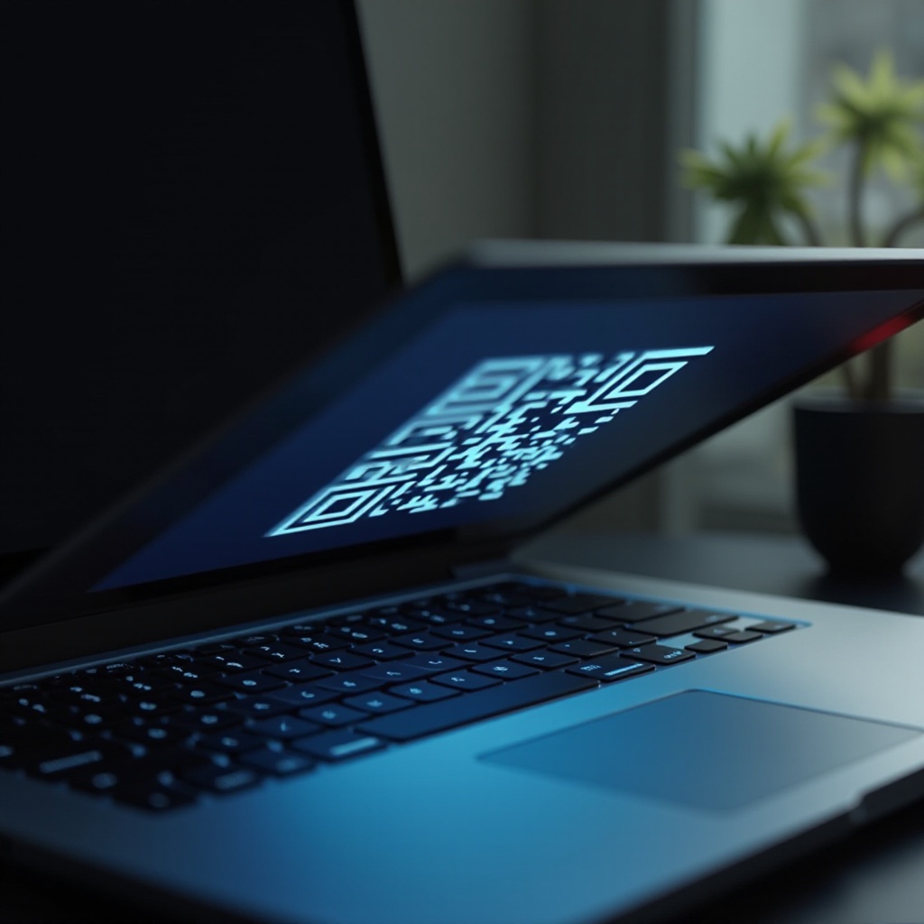 ノートパソコンのカメラからQRコードを読み取る