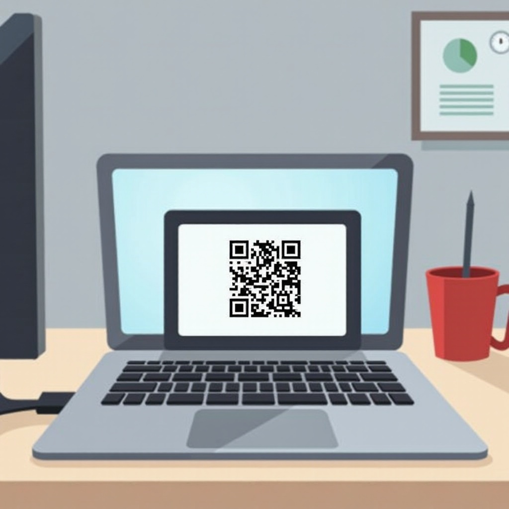 Laptopumun kamerasından bir QR kodu okuyun