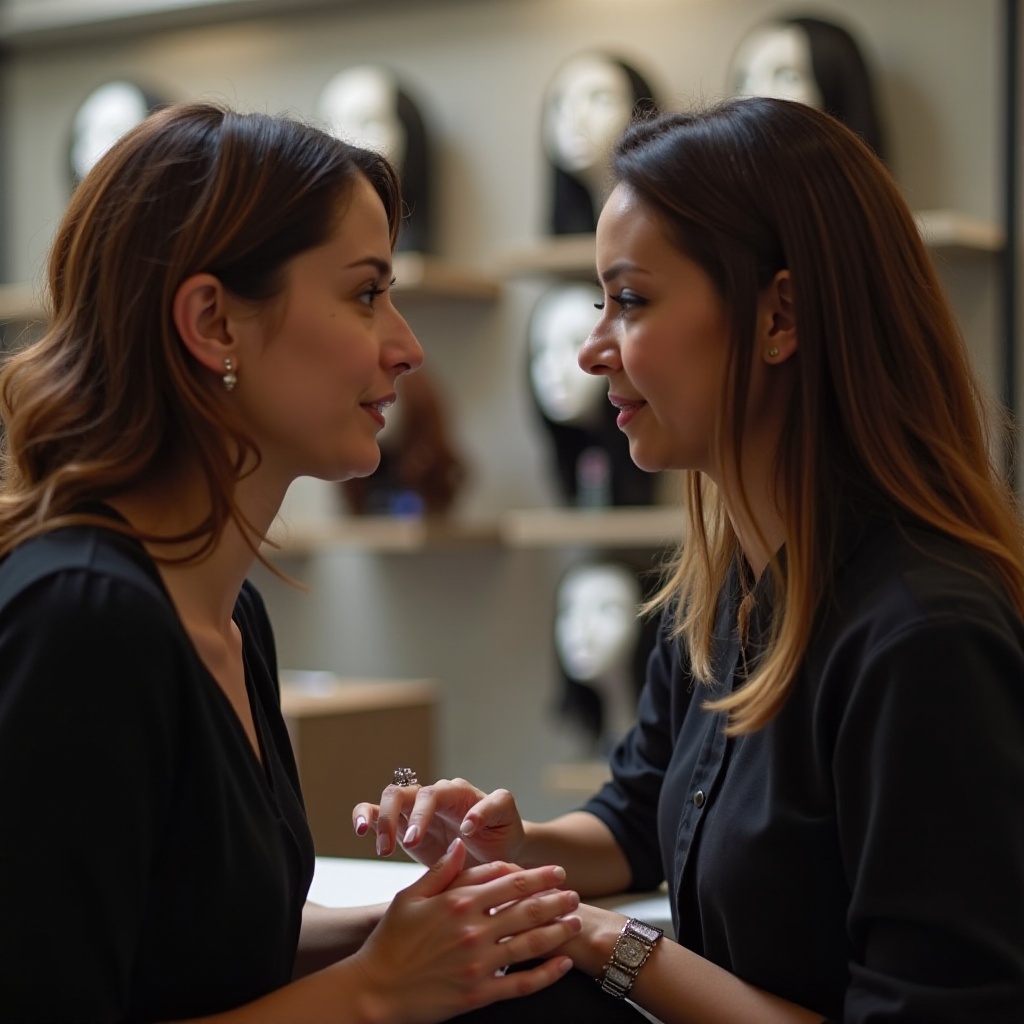 wig untuk wanita dengan rambut menipis