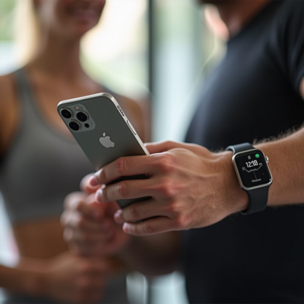 saatsiz iphone'da antrenmanı takip et