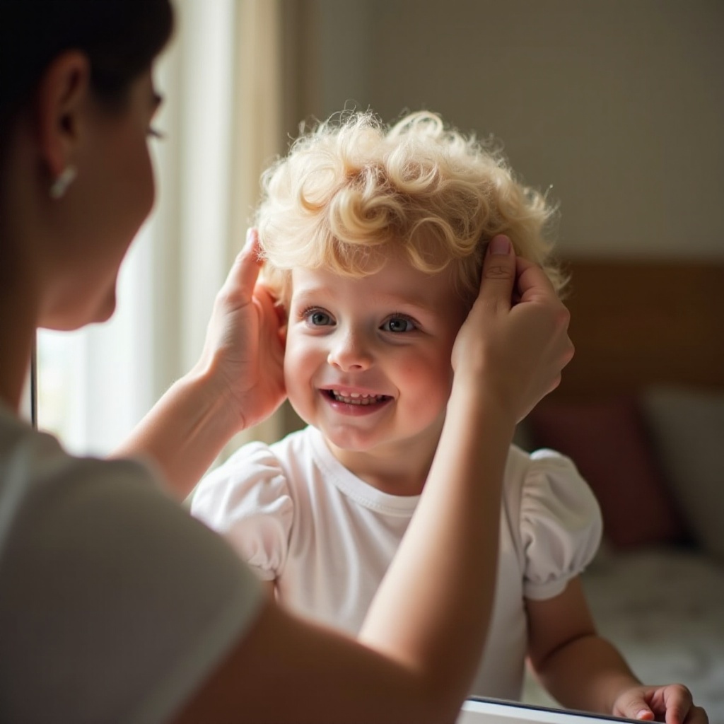 alopesi rahatsızlığı olan küçük çocuklar için peruklar
