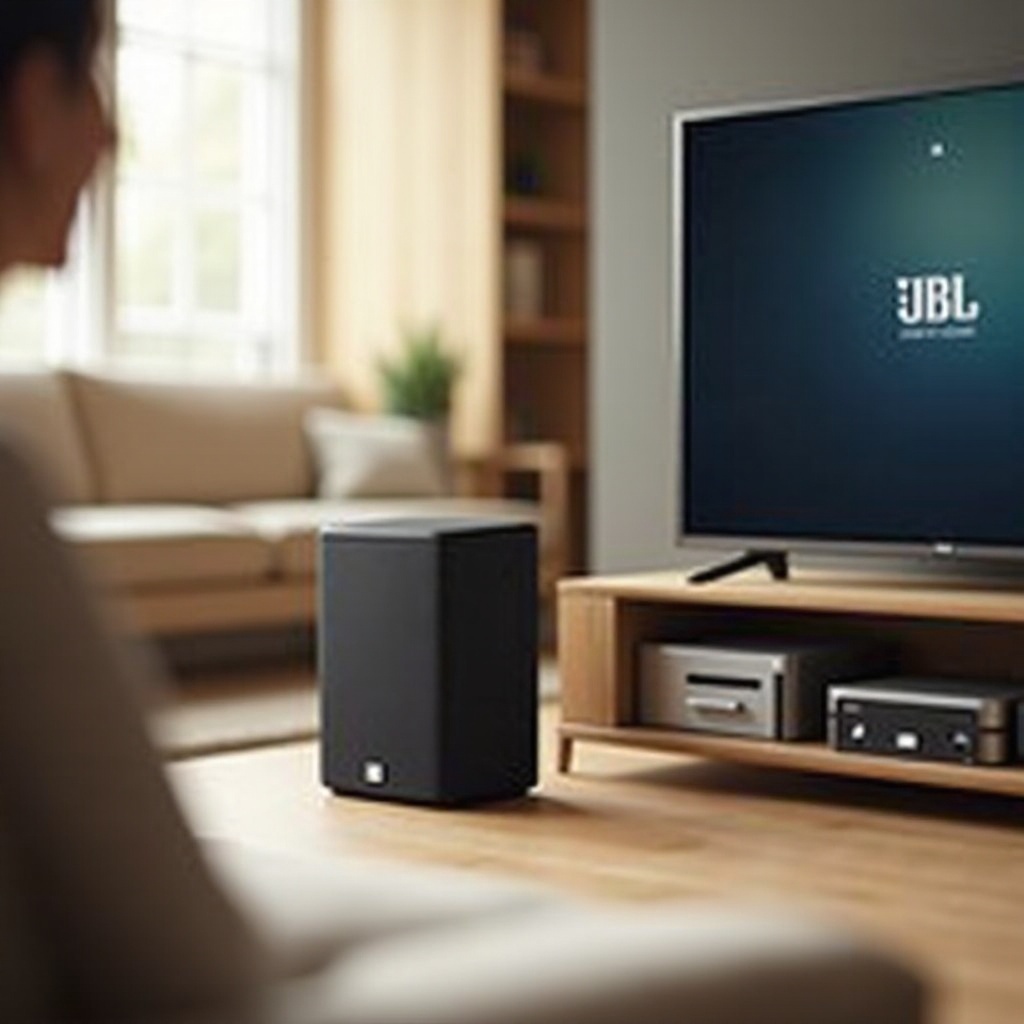 เชื่อมต่อลำโพง JBL เข้ากับทีวี