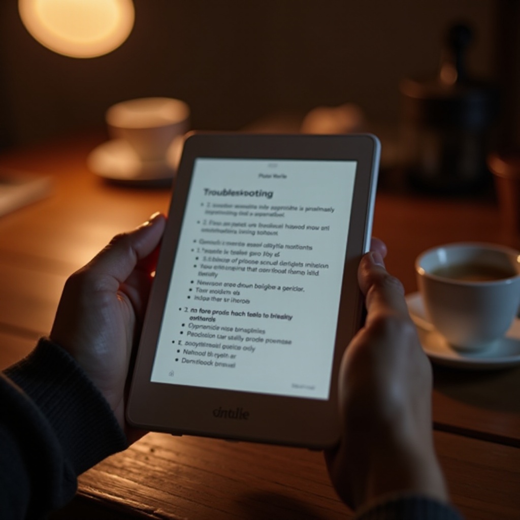 kindle paperwhite 문제 해결