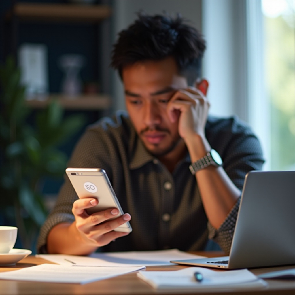 Mengapa ponsel saya hanya mengatakan SOS?