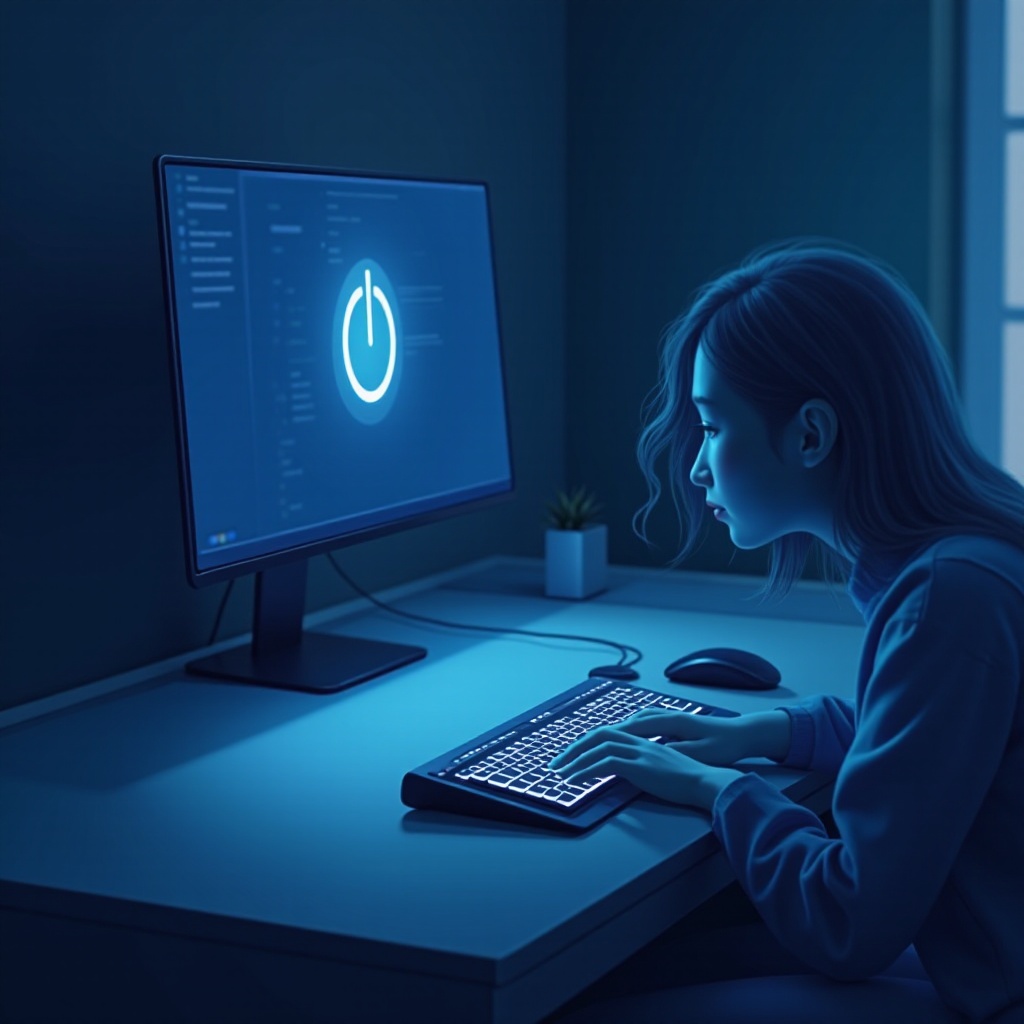 คำสั่งให้คอมพิวเตอร์เข้าสู่โหมดสลีป