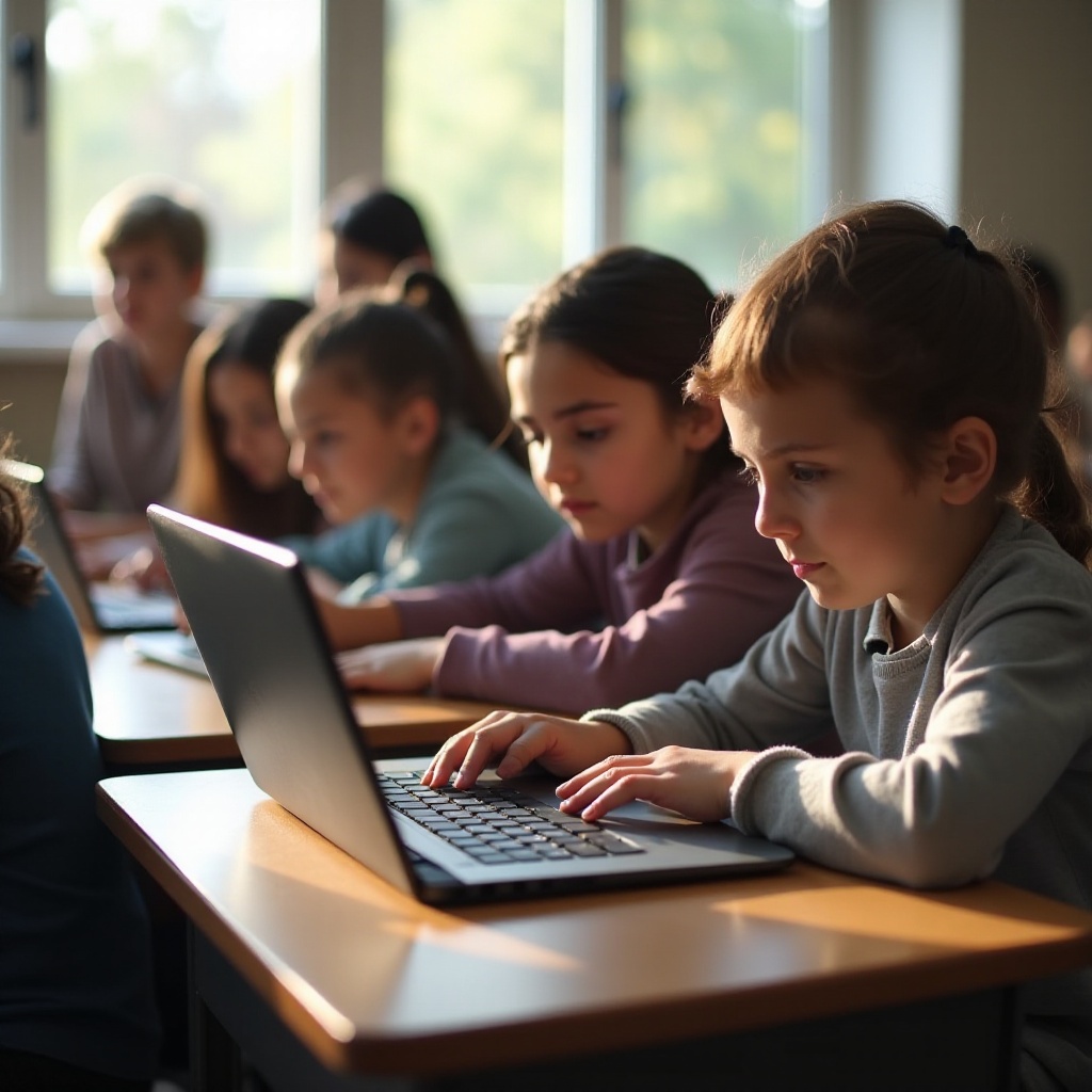 学校から支給された Chromebook を使用していますか