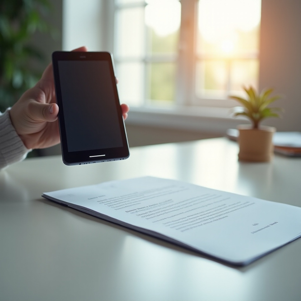 วิธีสแกนเอกสารด้วยโทรศัพท์ Android