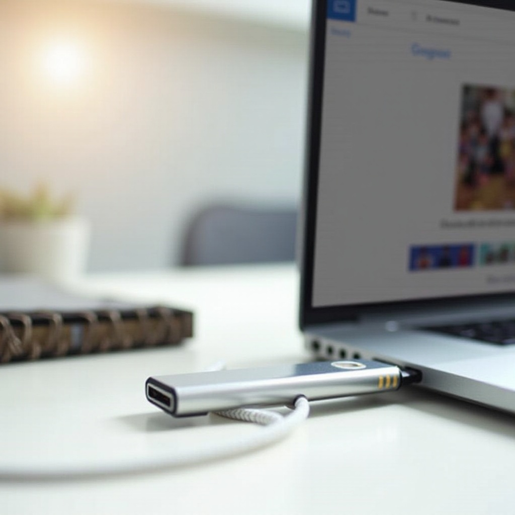 노트북에서 USB 드라이브로 Google 사진을 전송하는 방법